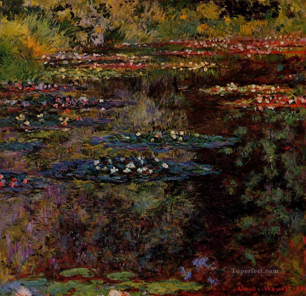 Water Lilies IX Claude Monet Impressionism Flowers Oil Paintings